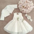 Abito pizzo cerimonia bambina