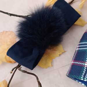 Fascia per capelli blu