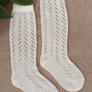 Gambaletto traforato bianco