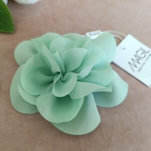 Spilla fiore verde